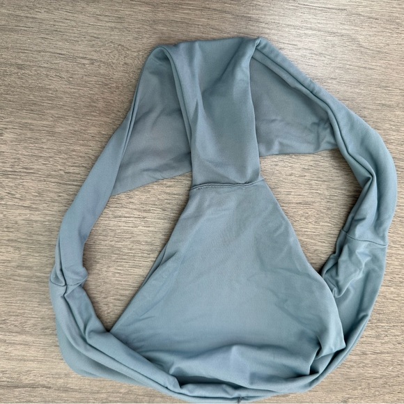 L*space Ruffle Swim off the shoulder Slated Glass Blue bikini set size S… - Picture 8 of 15